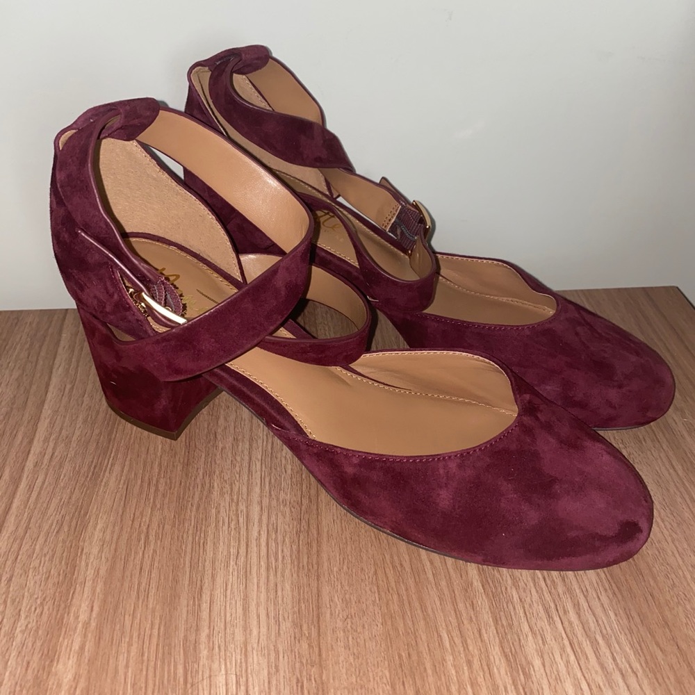 Nanette Lepore Burgundy Heels